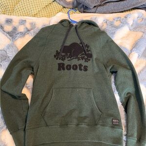 Roots Forest Green Pullover